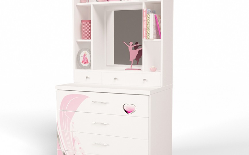 Комод "Princess" для девочки