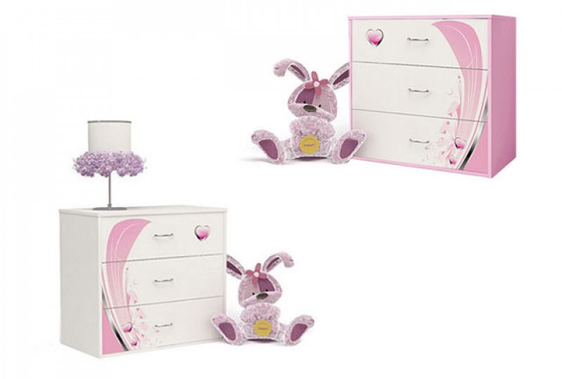 Комод "Princess" для девочки