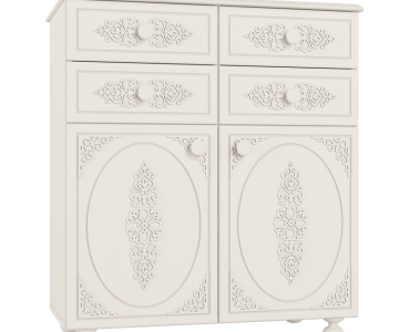 Комод Ассоль АС-18 Белый Комод Ассоль АС-18 Белый