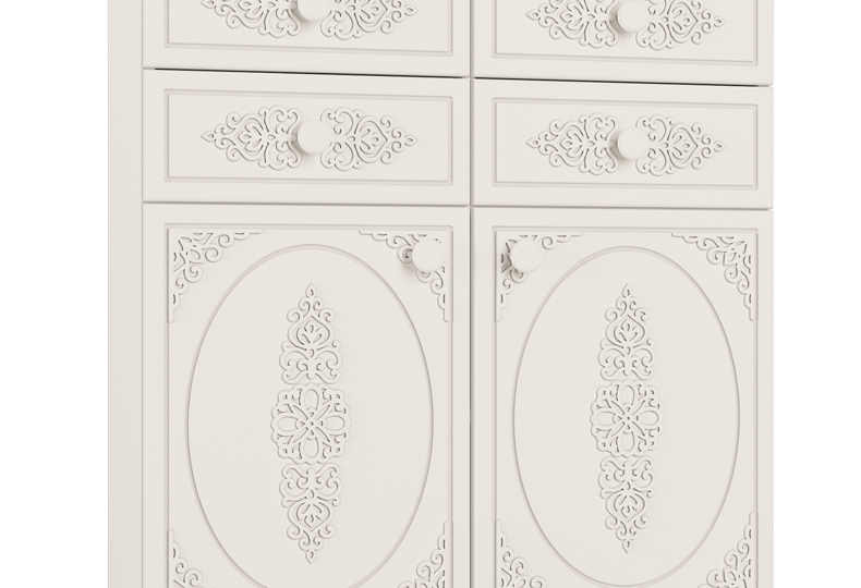 Комод Ассоль АС-18 Белый