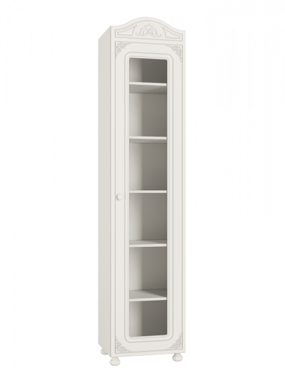 Шкаф Ассоль АС-53К со стеклом (с короной)