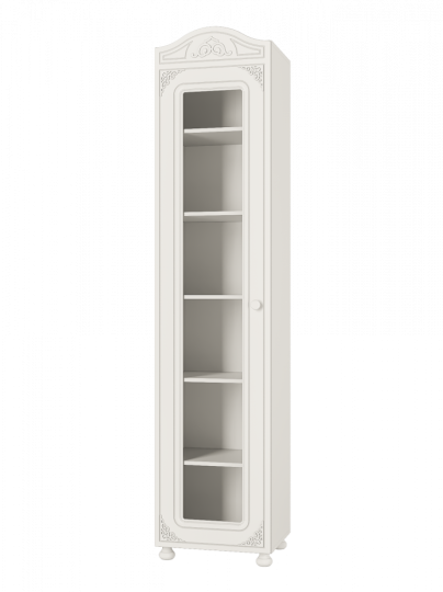Шкаф Ассоль АС-53К со стеклом (с короной)