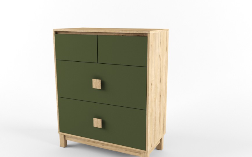 Комод "Два плюс Два" (корпус дуб ирландский)