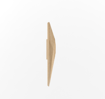 Комод "Два плюс Два" (корпус белый) Ручка Огранка