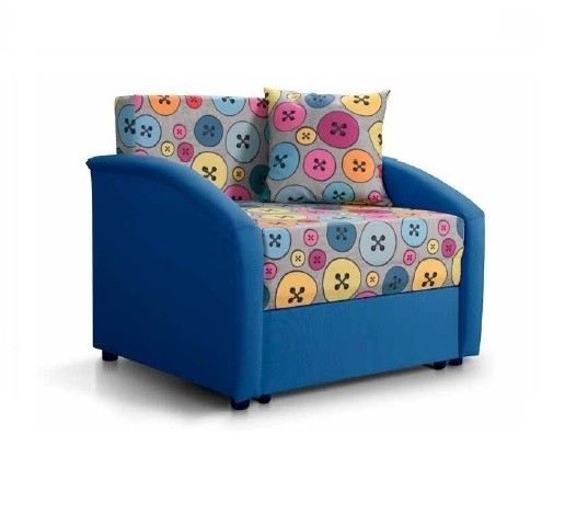 Детский диван "Даня" (пуговки blu)