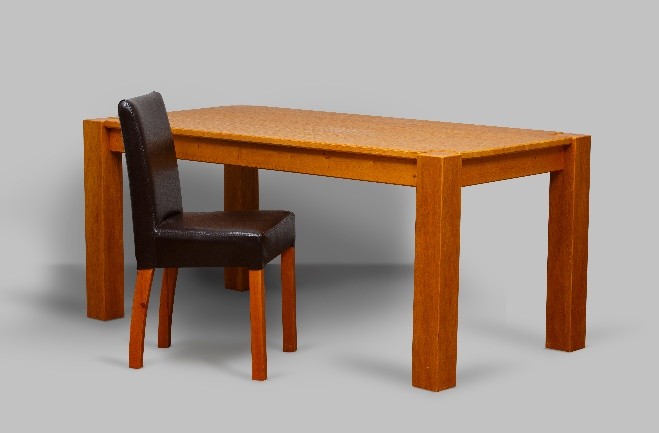 Стол обеденный Бьёрт простой прямоугольный 1-67