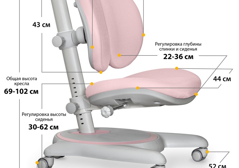 Детское кресло Mealux Ortoback Duo (Y-510)