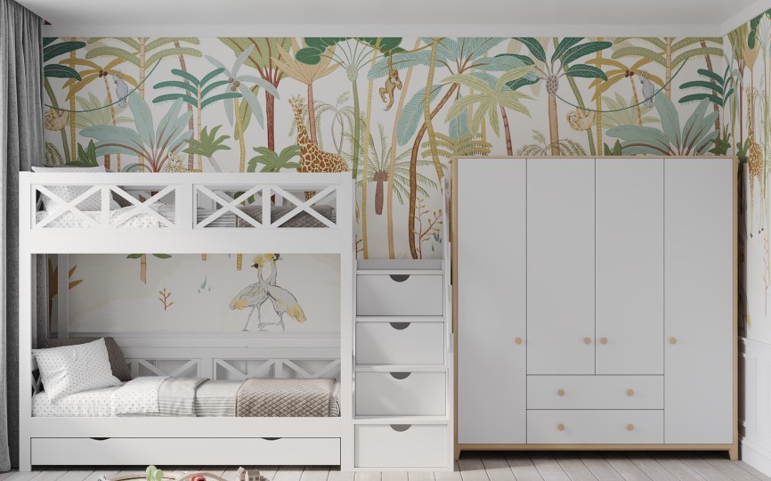 Кровать Nordic Cross 2, двухъярусная разборная