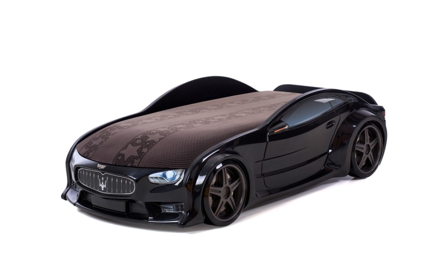 Кровать-машина объемная NEO "Мазерати" черная Кровать-машина объемная NEO "Мазерати" черная