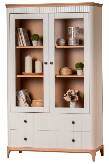 Шкаф книжный Грета №8-140/180 Шкаф книжный Грета №8-140/180