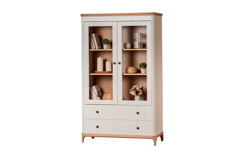 Шкаф книжный Грета №8-140/180 Шкаф книжный Грета №8-140/180