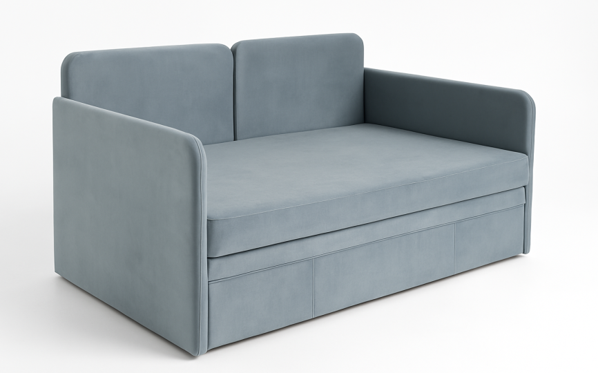 Кровать диван Смурф