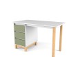 Стол с тумбой "Два плюс Два" (корпус белый) Стол с тумбой "Два плюс Два" (корпус белый)