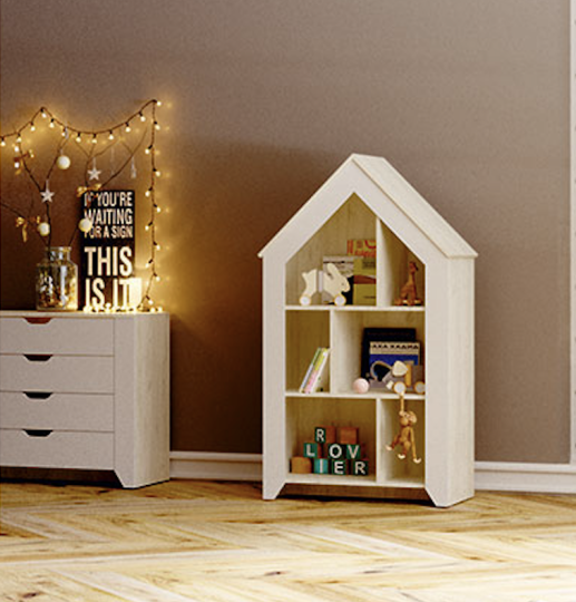 Стеллаж домик Буква
