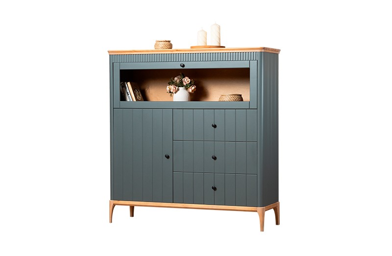 Комод Грета №34 комбинированный, с закрытой нишей