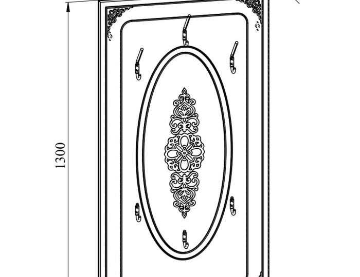 Вешалка Ассоль АС-22 Белый