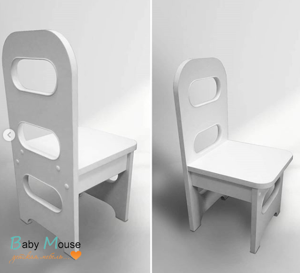 Столик и стульчик Сказка цвет Белый (СТ-01/1 + СТ-02/1)