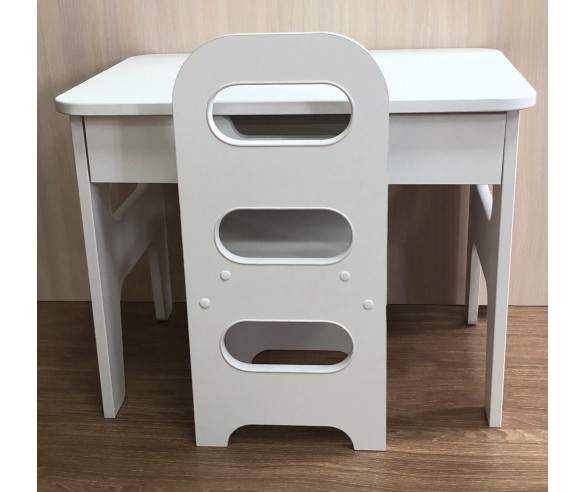 Столик и стульчик Сказка цвет Белый (СТ-01/1 + СТ-02/1)