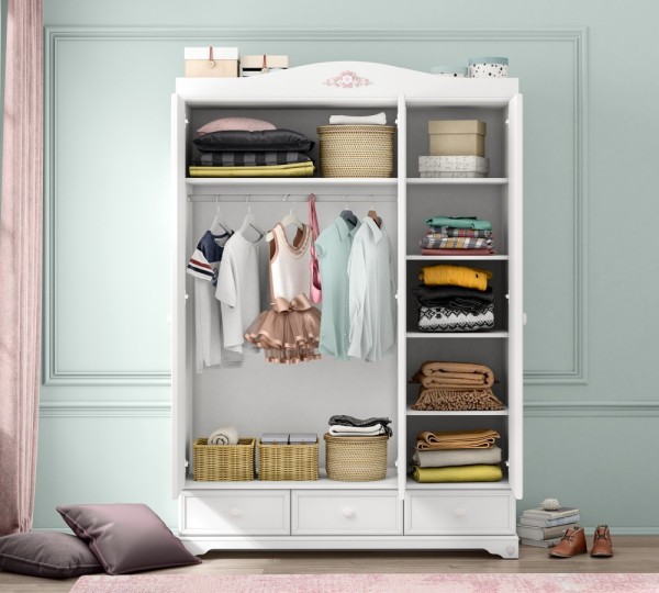 Шкаф трехдверный Рустик (Rustic)