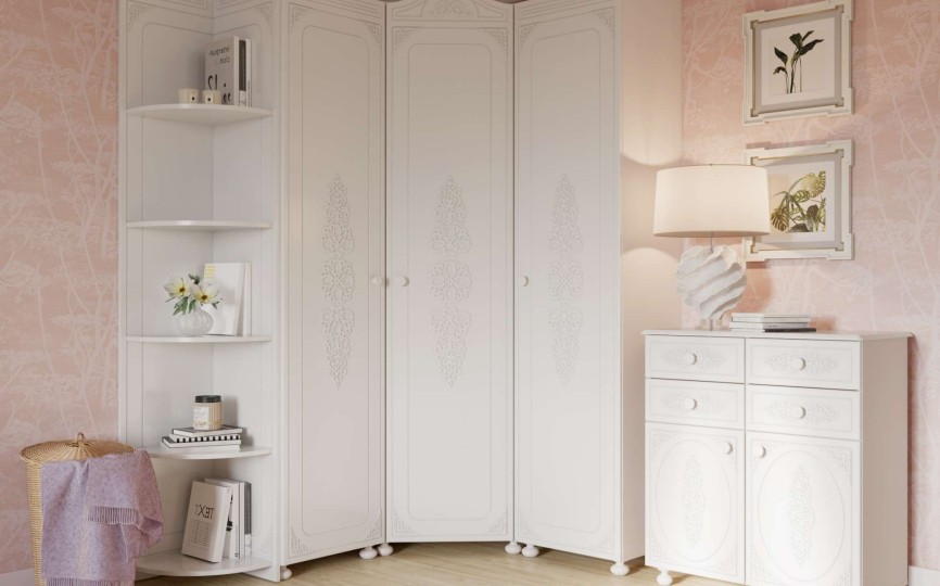 Стеллаж угловой Ассоль АС-54