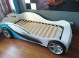 Кровать машина "La-Man" белая (спал.место 190х90 и 160х90см)