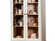 Шкаф книжный Грета №11 двухдверный застекленный с ящиком