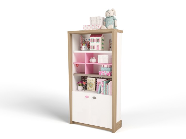 Стеллаж широкий MIX (розовый или голубой)