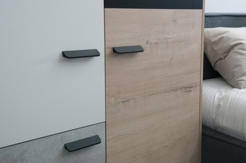 Шкаф 3-х дверный Либерти Блэк Ш3  