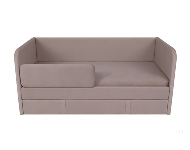 Кровать "Бимбо" 200 ткань Тедди/Вельвет Люкс