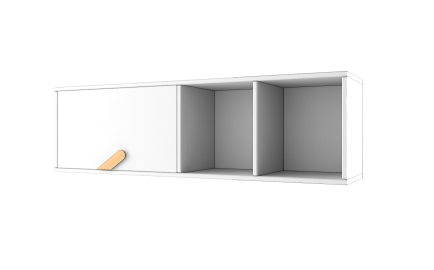 Полка "Два плюс Два" (корпус белый) Полка "Два плюс Два" (корпус белый)