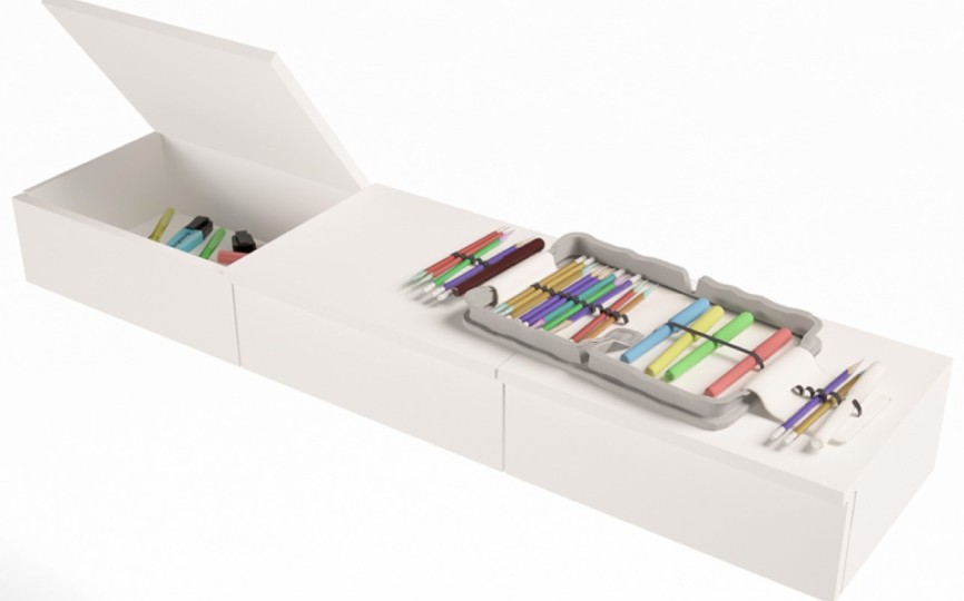 Комод MIX (розовый или голубой)