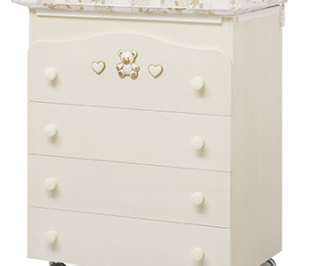 Комод пеленальный с ванночкой Erbesi Brigette