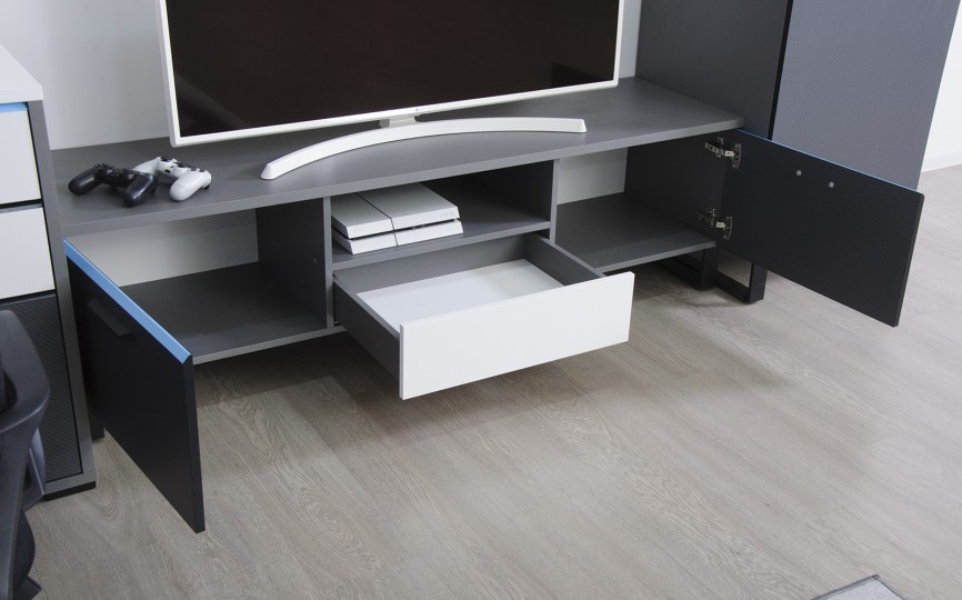 Тумба под ТВ "Карбон" Тумба под ТВ "Карбон"