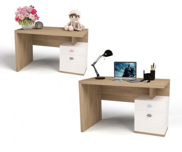 Стол письменный MIX (розовый или голубой) Стол письменный MIX (розовый или голубой)