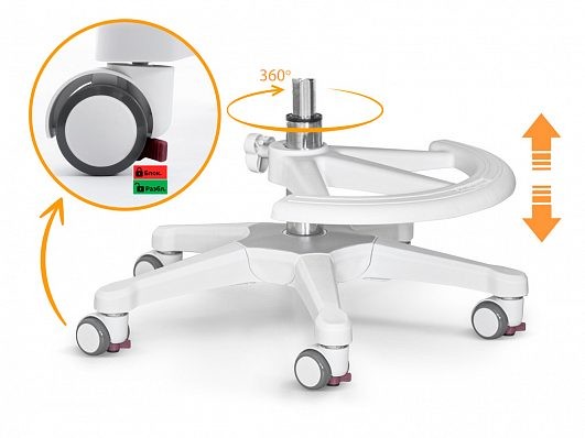 Детское кресло ErgoKids Mio Air (Y-400), с подлокотниками