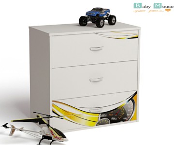 Комод "Champion" белый для мальчика Комод "Champion" белый для мальчика