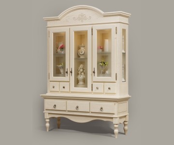 Сервант Валенсия трехдверный 2-5 на высоких ножках