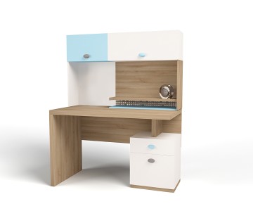 Надстройка на стол/навесная полка MIX (розовый или голубой) Надстройка на стол/навесная полка MIX (розовый или голубой)