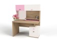 Надстройка на стол/навесная полка MIX (розовый или голубой)