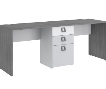 Стол на два рабочих места с тумбой Вектра С3 Стол на два рабочих места с тумбой Вектра С3