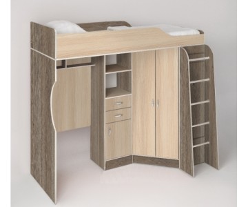 Кровать-чердак Фанки Кидз 7/1СВ