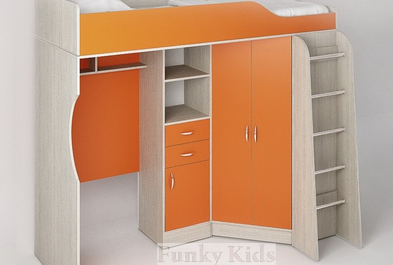 Кровать-чердак Фанки Кидз 7/1СВ