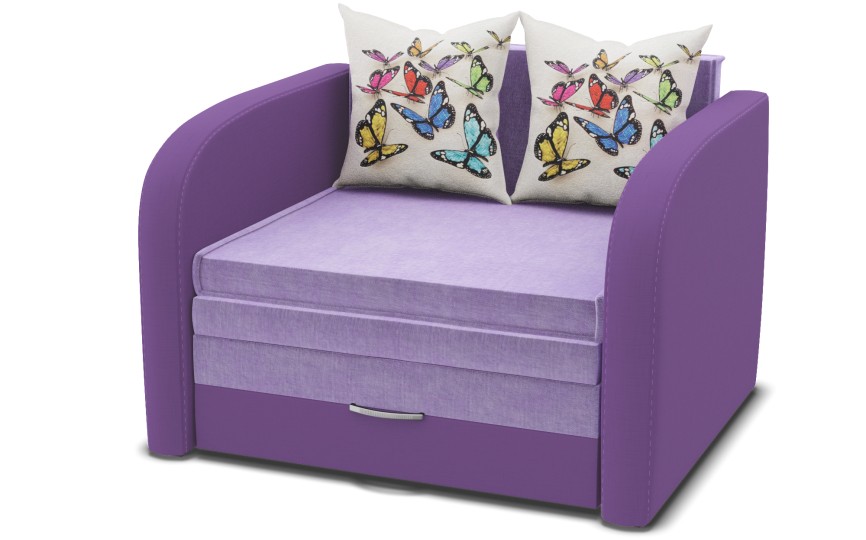 Диван Мультик Бабочки экокожа 