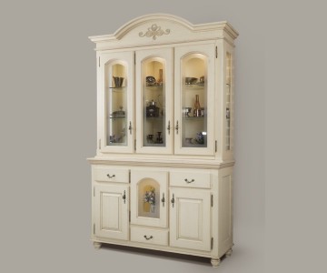 Сервант Валенсия трехдверный 2-6 на круглых ножках