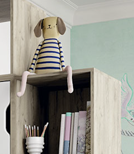 Стеллаж с задней стенкой Буква