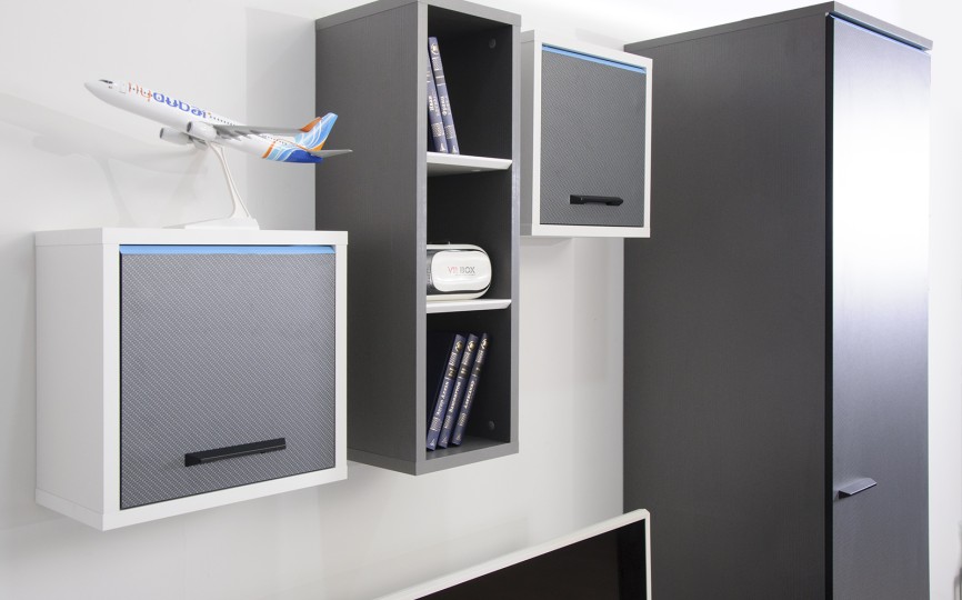 Полка навесная "Карбон"  