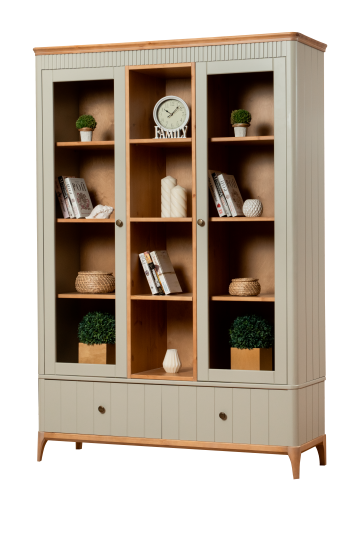 Шкаф книжный Грета №15-140/180