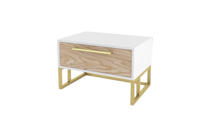 Тумба прикроватная Тури Белый