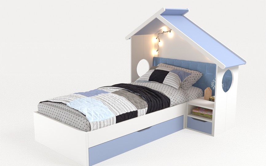 Детская комната Домик белый Детская комната Домик белый