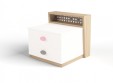 Тумба прикроватная MIX (розовый или голубой)